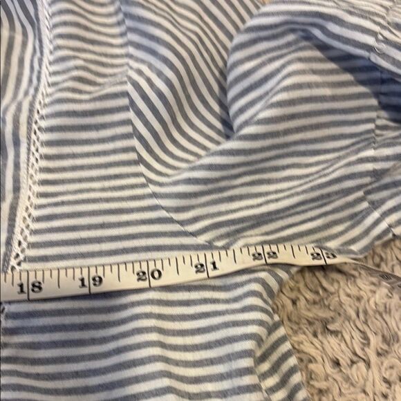 Splendid Gray and White Striped Top - Picture 8 of 9